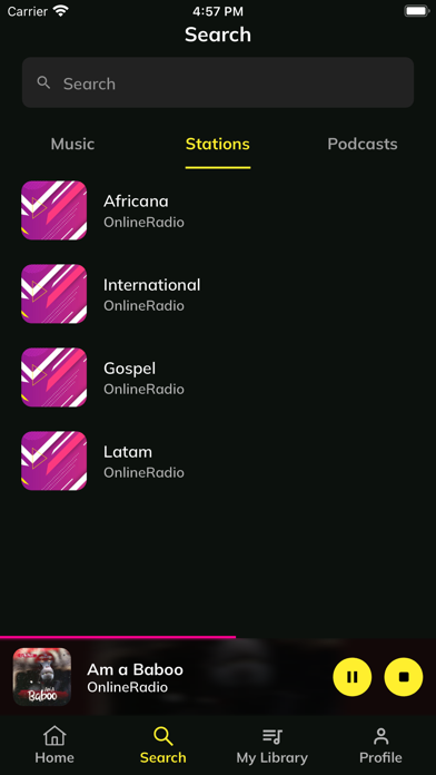 OnlineRadio: Music & Podcasts Screenshot