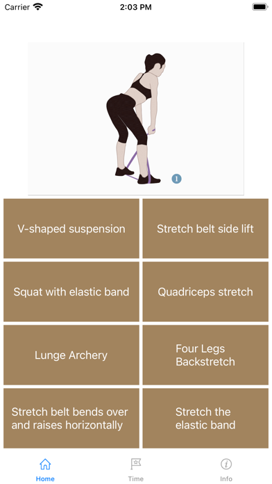 Your Elastic Band Training Screenshot