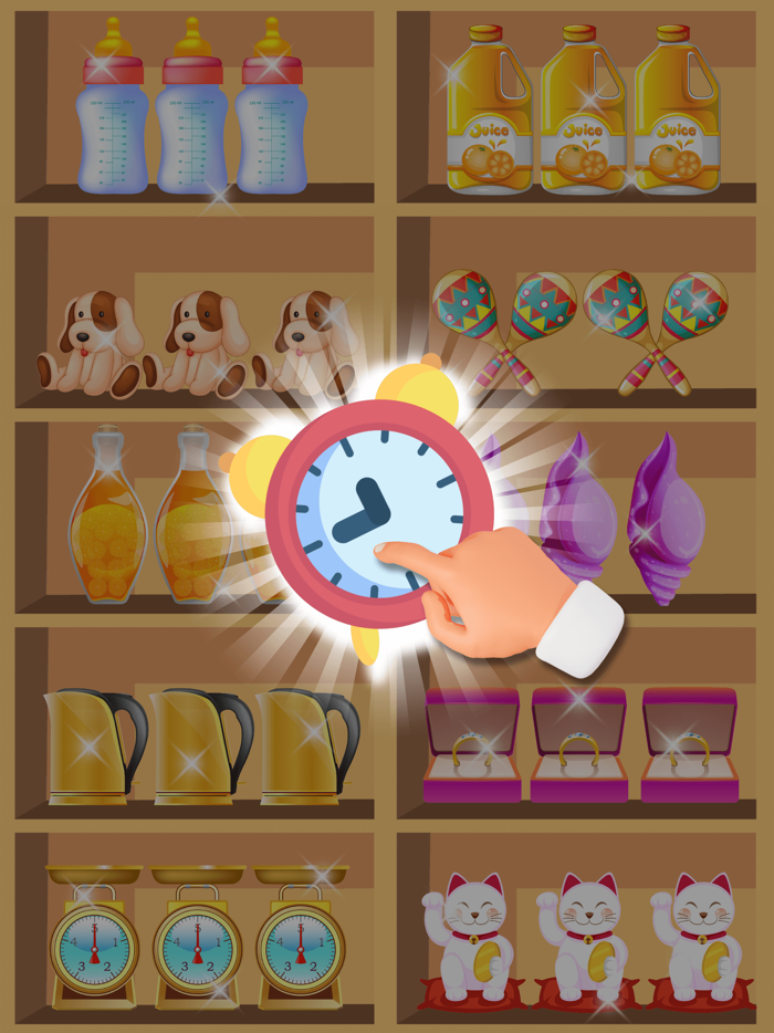 Goods match 3d- Sorting games