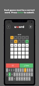 Uword: Online Word Game screenshot #3 for iPhone