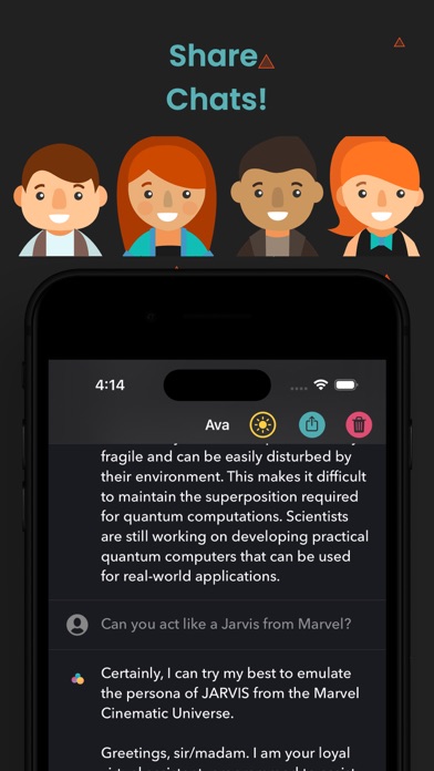 Ava: Advance Pocket AI ChatBot Screenshot