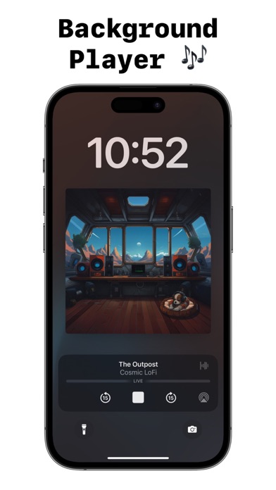 Cosmic LoFi Music Radio Screenshot