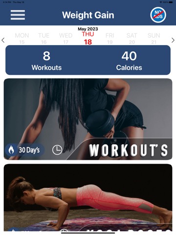 Weight Gain Workouts Food Dietのおすすめ画像1