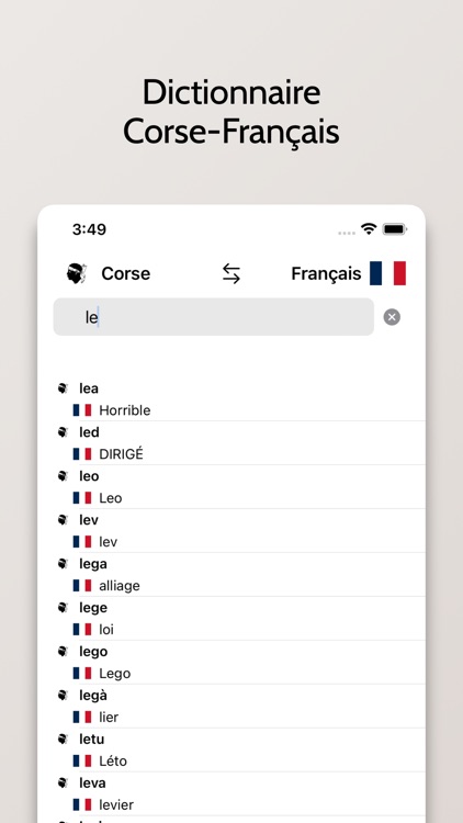 Dictionnaire Corse-Français screenshot-3