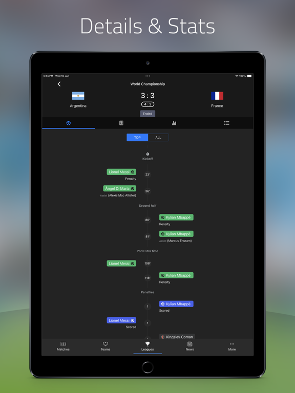 Jdwal - Soccer Simply iPad screenshot 4 - Sports app