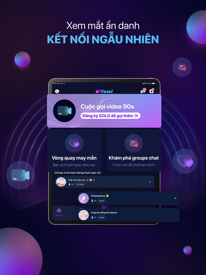 Fowi - Make friends and Dating