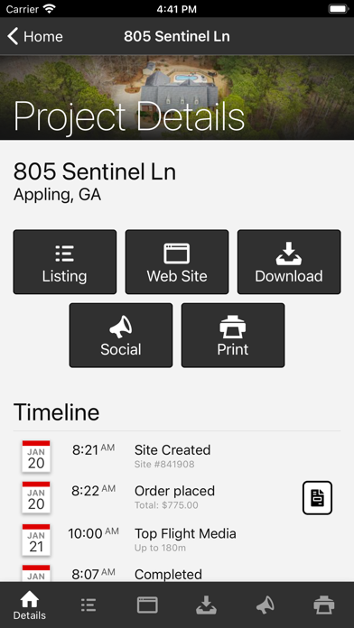 Screenshot 2 of Top Flight Media App