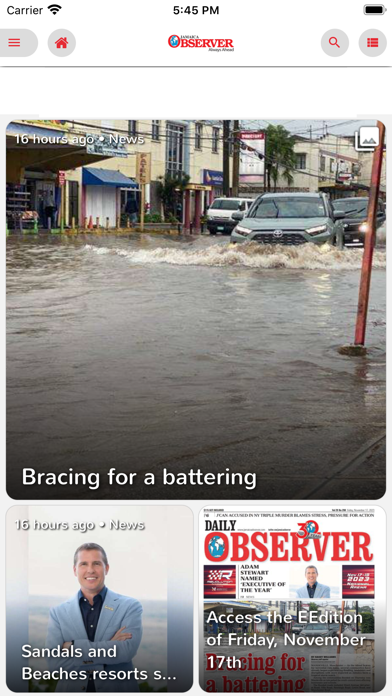 Jamaica Observer Screenshot
