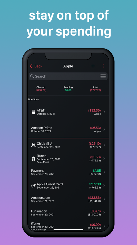 #4. Ledger - Money, Budget Tracker (iOS) Με: Jacob Caraballo