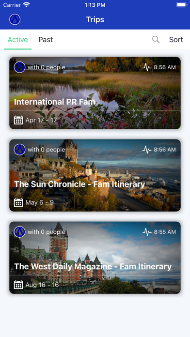 Fam Tour Quebec Screenshot