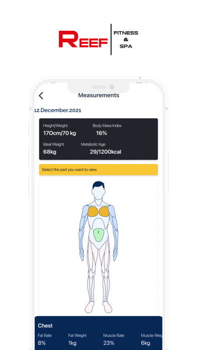 Reef Fitness Screenshot