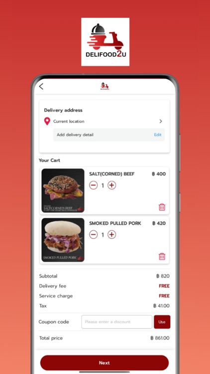 DeliFood2U screenshot-3