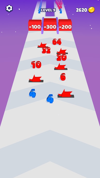 Number Run 3D: Merge Alphabet