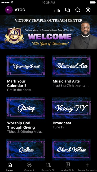 Victory Temple Outreach Center Screenshot