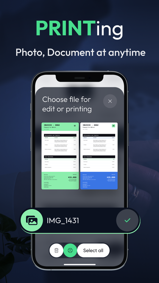 #2. The printer app - HQ (iOS) By: Olesa Mihalova