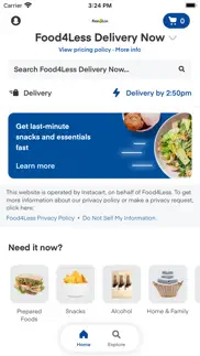 How to cancel & delete food4less delivery now 2