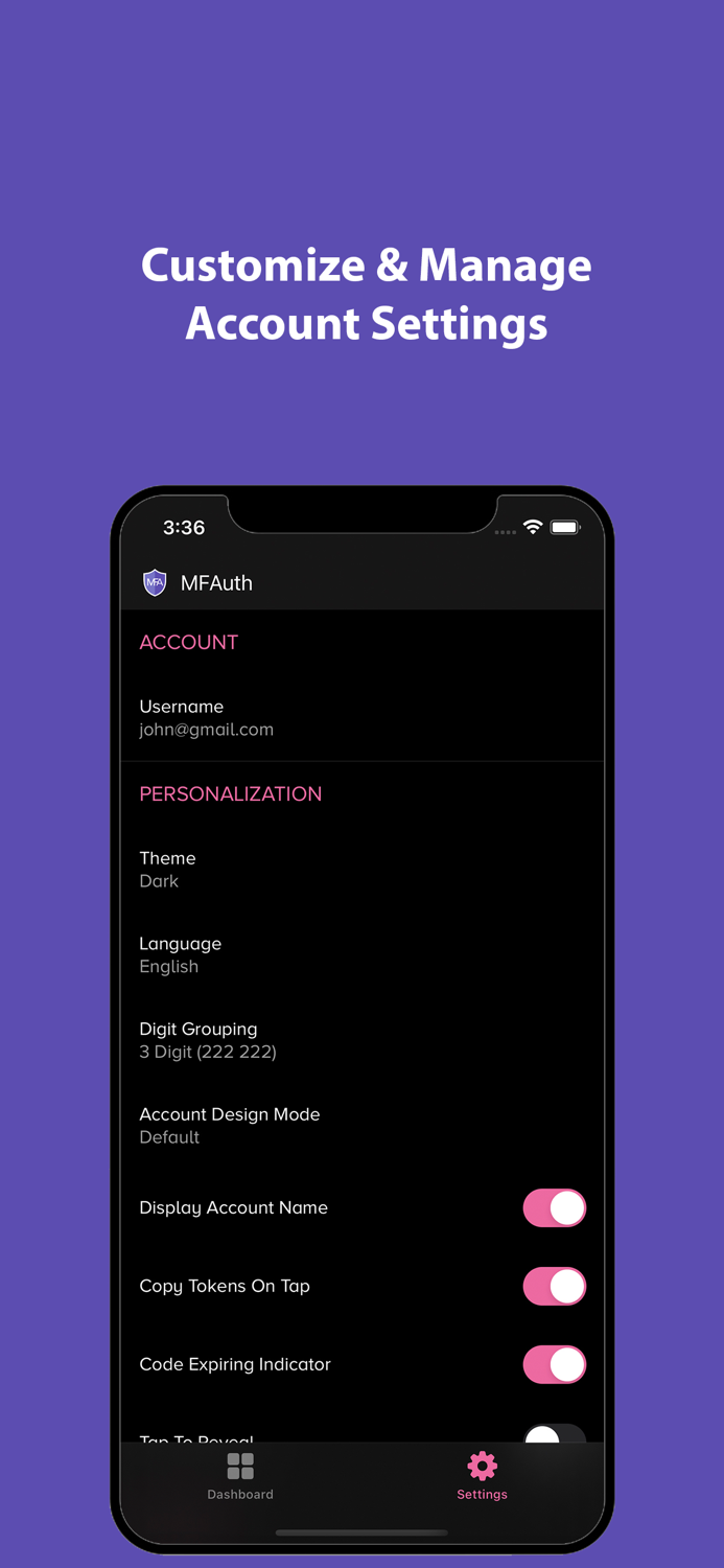 MFAuth -Fast 2FA Authenticator