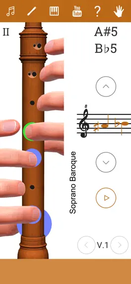 Game screenshot 3D Recorder Fingering Chart apk