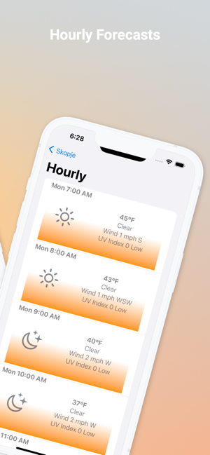 ‎Orange Weather Screenshot