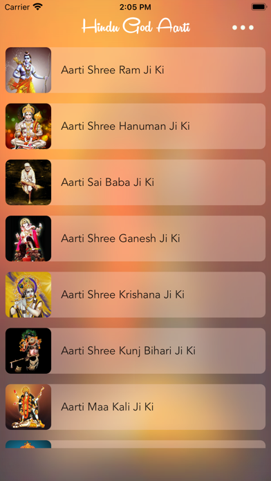Hindu God Aartis Screenshot