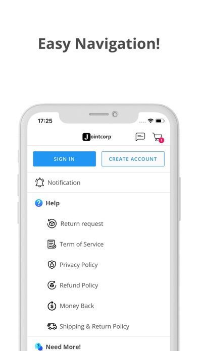 Jointcorp Shopping Screenshot