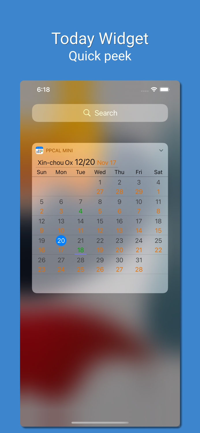 PP Holiday Calendar mini