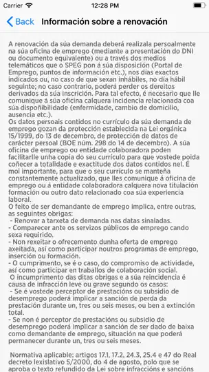 Captura de pantalla de MOBEM en iPhone 4