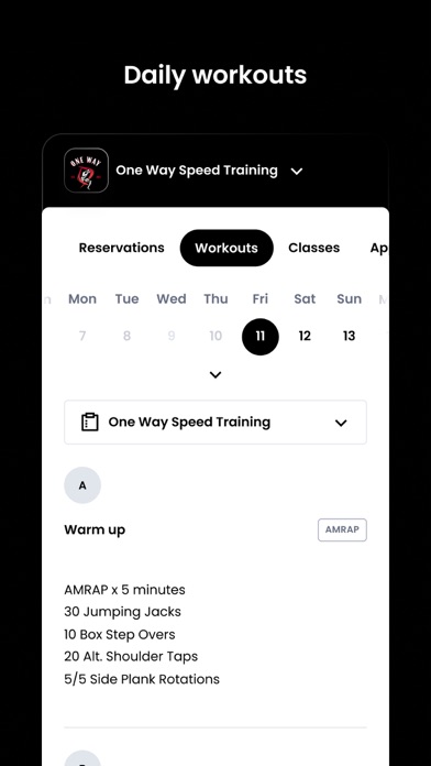 One Way Speed Training Screenshot