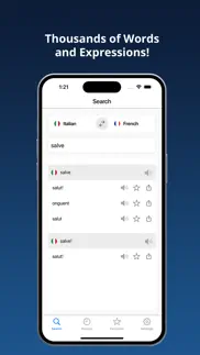 How to cancel & delete french italian dictionary + 2