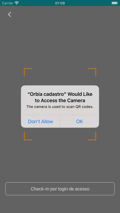 Orbia cadastro Screenshot