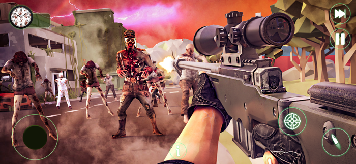 Sniper Zombie Hunting 3D Games