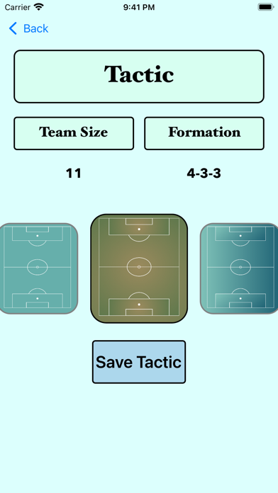 Tactics Lineup Screenshot