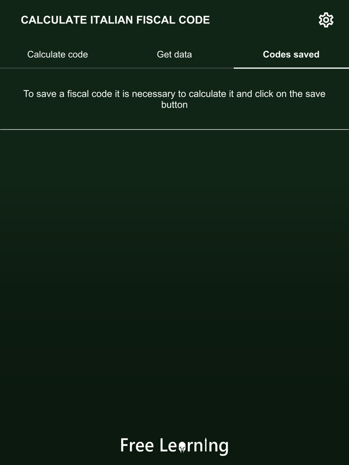 Calculate Italian fiscal code