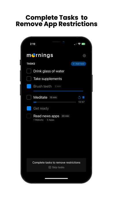 Mornings: Morning Screen Time Screenshot