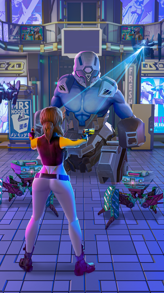 #1. Cyber Punk Hero: Roguelike RPG (iOS) By: APPWILL COMPANY LTD