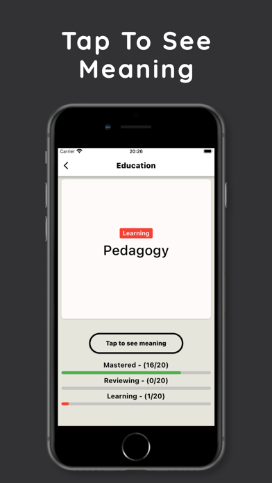 IELTS Vocabulary - Flashcards Screenshot