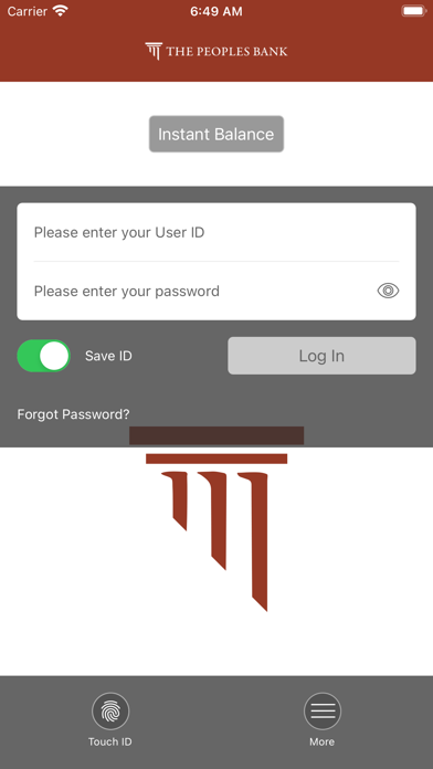 The Peoples Bank SC Mobile Screenshot