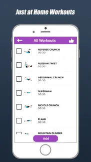 home workouts body building iphone screenshot 4