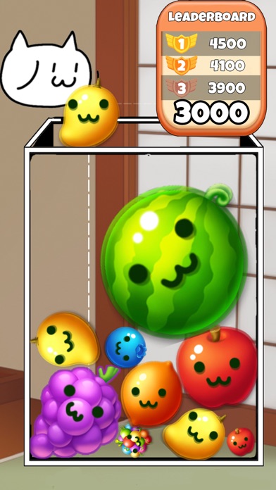 Watermelon merge game screenshot 1