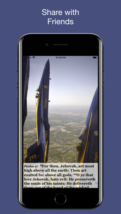 Navy Psalm Daily Quotes ASV Screenshot