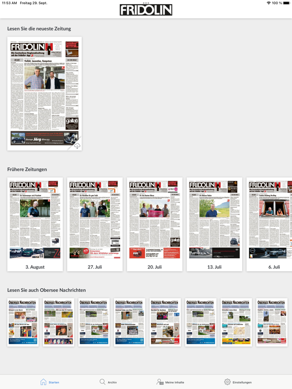 Screenshot #4 pour Fridolin News