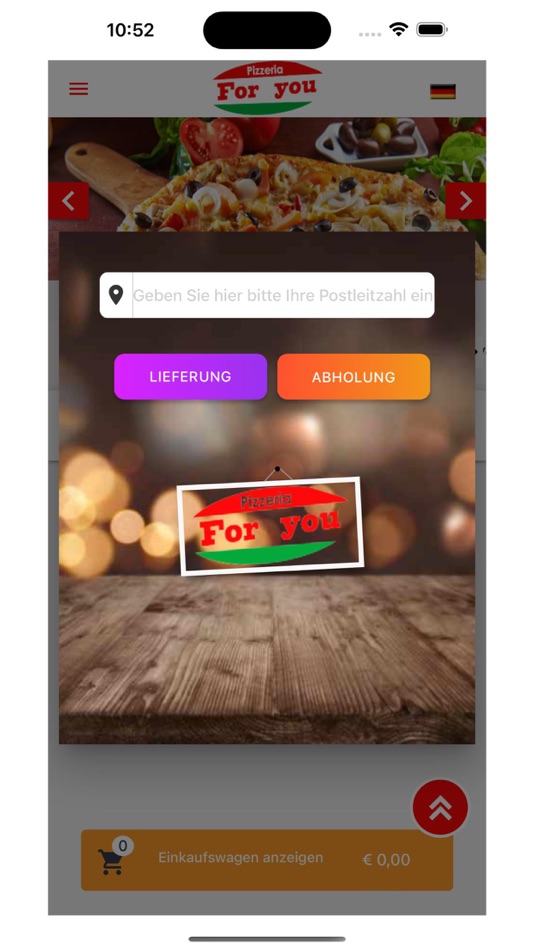 Pizzeria For You - 1.0 - (iOS)