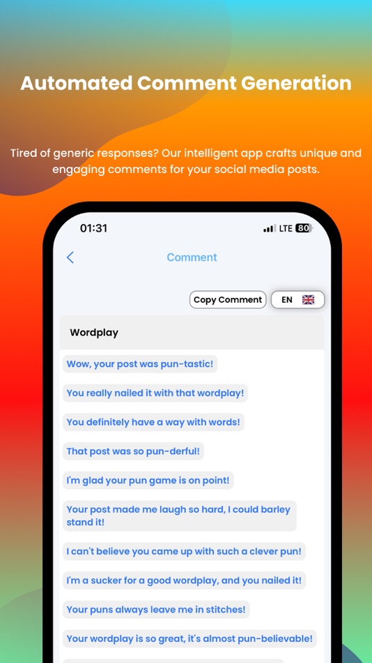 #5. Hashtag AI:#Gen & Comment Tool (iOS) 由: Jamshid Ranjbaran Ghaleh