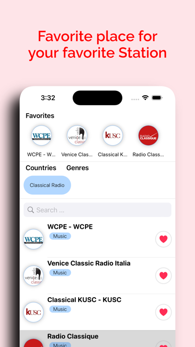 Classical Music Radios FM AM Screenshot