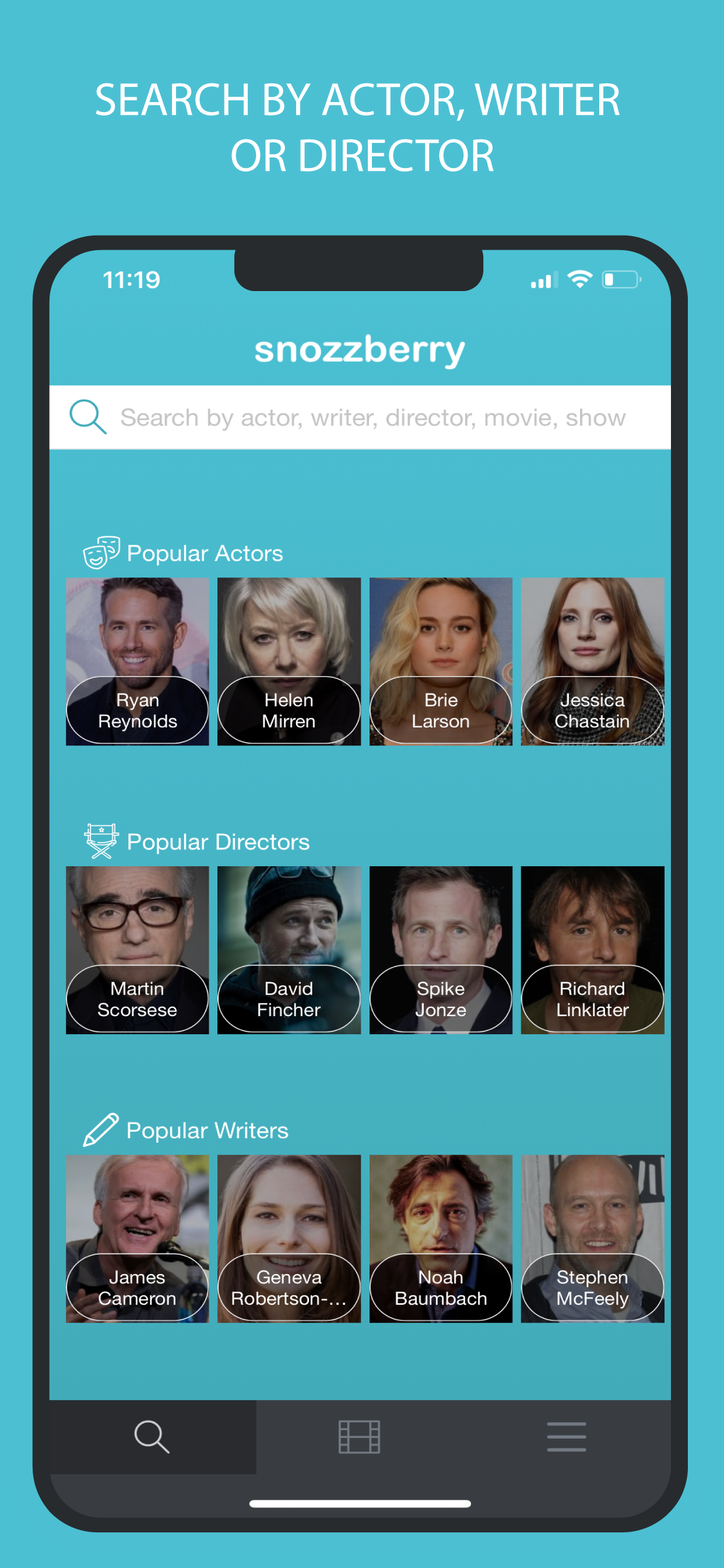 Snozzberry - movies & tv shows