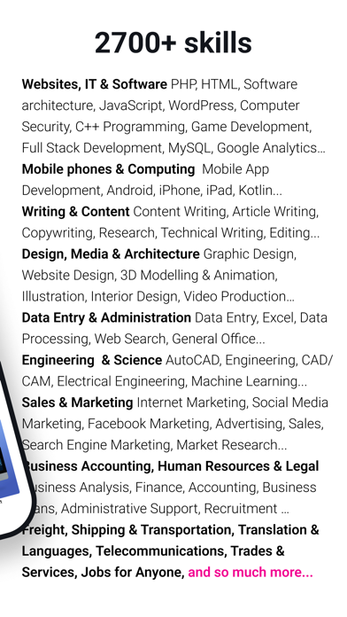 Freelancer - Hire & Find Jobs Screenshot