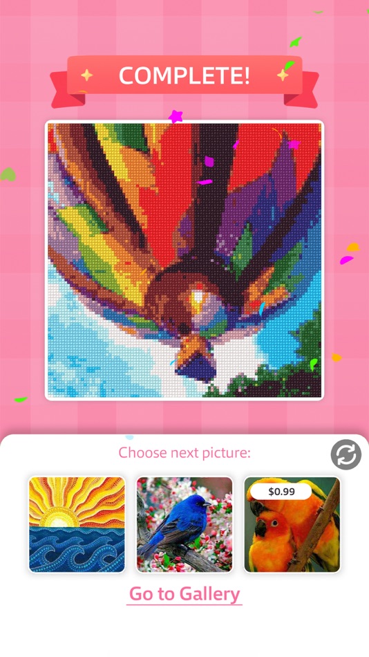 #9. Cross Stitch: Color by Letters (iOS) Podle: Playcus Limited