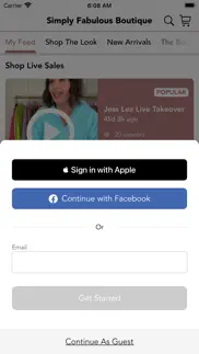 simply fabulous boutique iphone screenshot 1