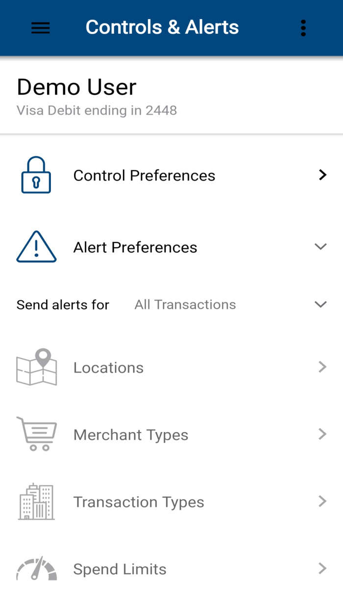 MYC1CU Card Controls