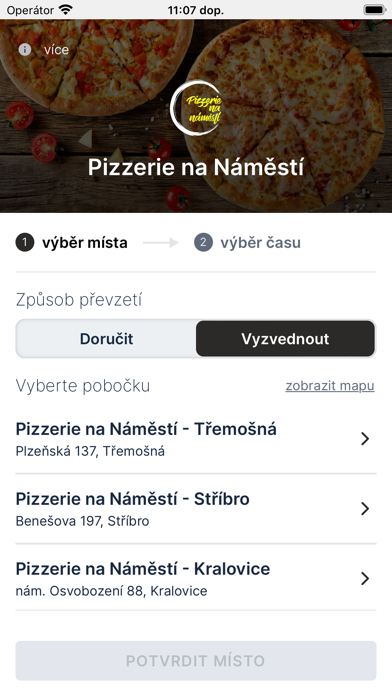 Pizzerie na náměstí Screenshot
